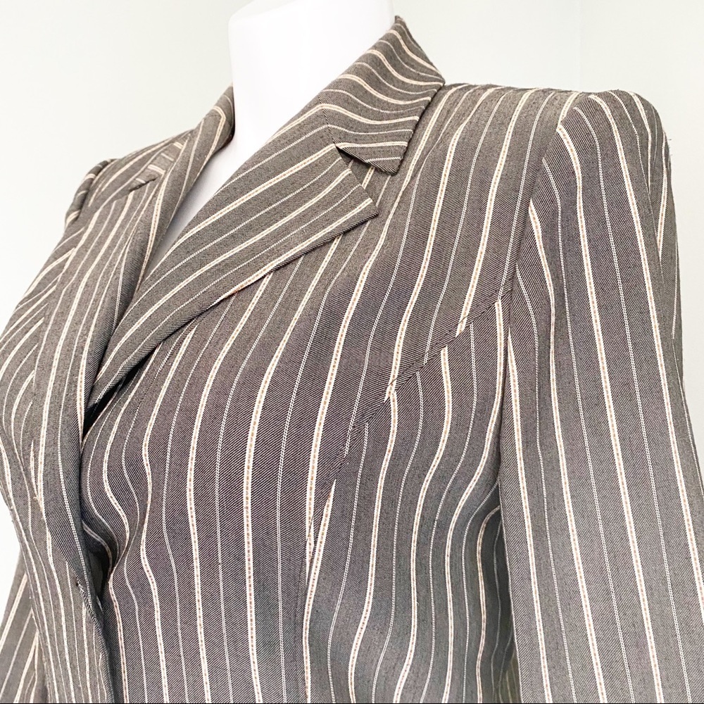 CASLON Vintage Blazer with Tan Stripes - Picture 2 of 7